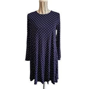 NWT Old Navy Polka Dot Navy Dress